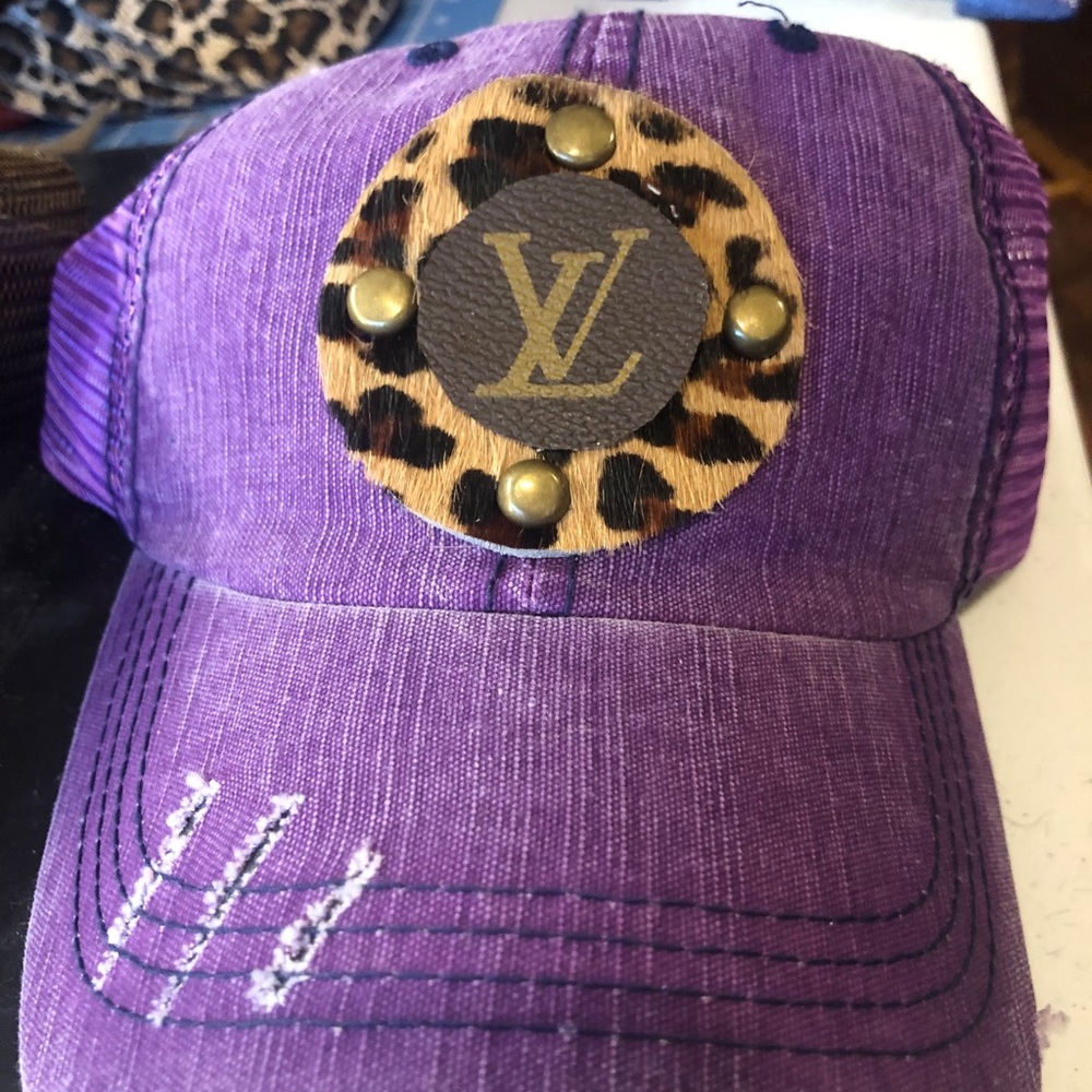Upcycled Authentic Louis Vuitton Caps